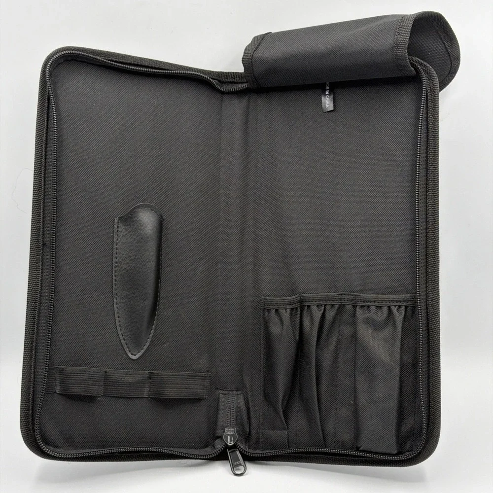 Wusthof Black Knife Storage Traveler Case Cordura Canvas Zippered 12.5x6